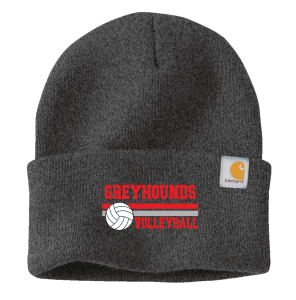 East Volleyball - Carhartt CT104597 Watch Cap 2.0 with embroidered Greyhounds Volleyball logo