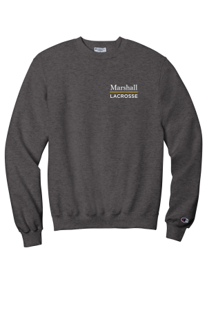 Marshall Lacrosse -  Champion® Powerblend S6000 Crewneck Sweatshirt with embroidered left chest logo