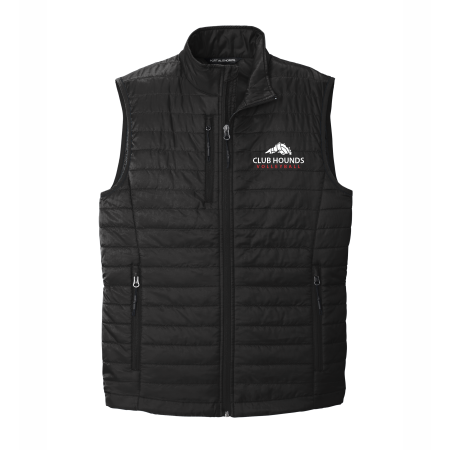 Club Hounds - ADULT Port Authority® Packable Puffy Vest J851 with embroidered logo