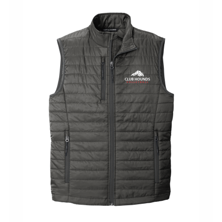 Club Hounds - ADULT Port Authority® Packable Puffy Vest J851 with embroidered logo