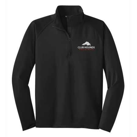 Club Hounds - ADULT Sport-Tek Sport-Wick Stretch ST850 1/2-Zip Pullover with embroidered left chest logo