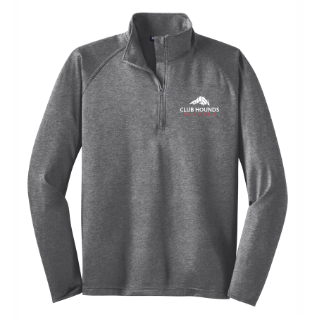 Club Hounds - ADULT Sport-Tek Sport-Wick Stretch ST850 1/2-Zip Pullover with embroidered left chest logo