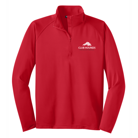 Club Hounds - ADULT Sport-Tek Sport-Wick Stretch ST850 1/2-Zip Pullover with embroidered left chest logo