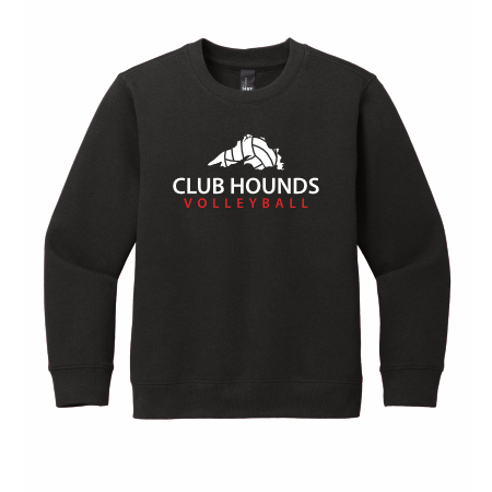 Club Hounds - YOUTH District® V.I.T.™ Fleece Crew DT6104Y with full front logo