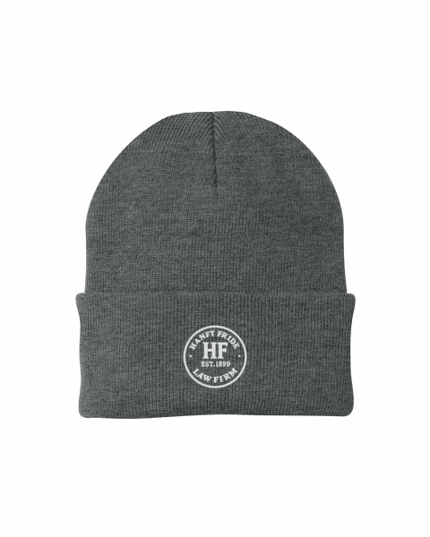 Hanft Law - Knit Cap CP90 with embroidered circle logo