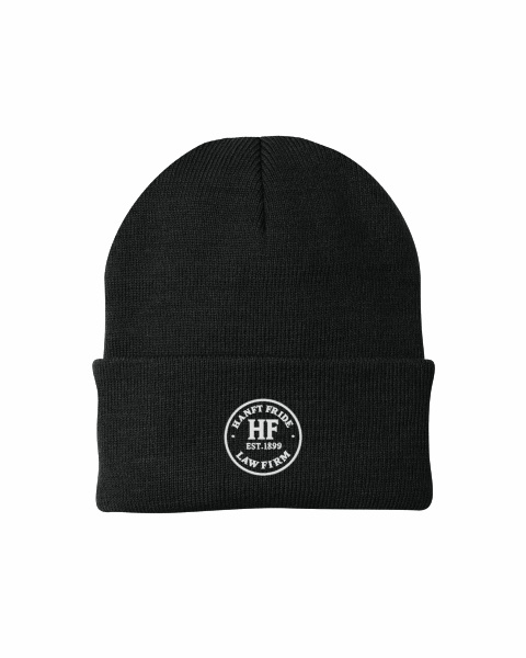 Hanft Law - Knit Cap CP90 with embroidered circle logo