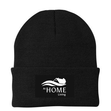 AHL At Home - knit cuff beanie with white AHL At Home logo