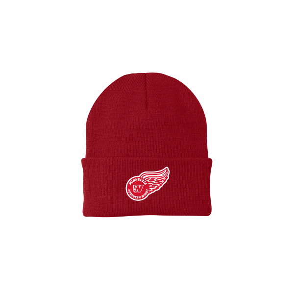 Northern Wings - Knit cuff beanie with embroidered logo