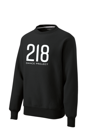 218 Dance - F280  Sport-Tek® Super Heavyweight Crewneck Sweatshirt with cut twill 218 Dance Project logo