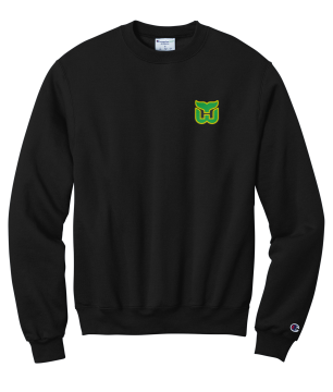 Woodland Hockey - Champion S6000 Powerblend® Crewneck Sweatshirt with embroidered Woodland logo on the left chest