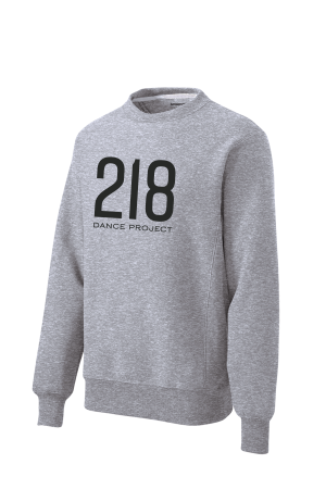 218 Dance - F280  Sport-Tek® Super Heavyweight Crewneck Sweatshirt with cut twill 218 Dance Project logo