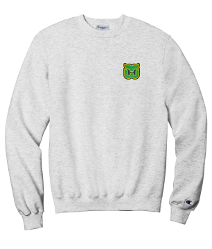 Woodland Hockey - Champion S6000 Powerblend® Crewneck Sweatshirt with embroidered Woodland logo on the left chest