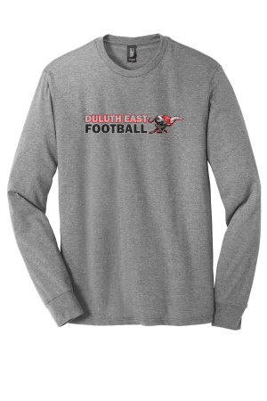 Duluth East Football - DM132 District ® Perfect Tri ® Long Sleeve Tee with full color heat transfer