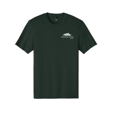 AHL Assisted Living - District ® Perfect Weight ® Tee DM104 with white AHL Assisted Living left chest logo