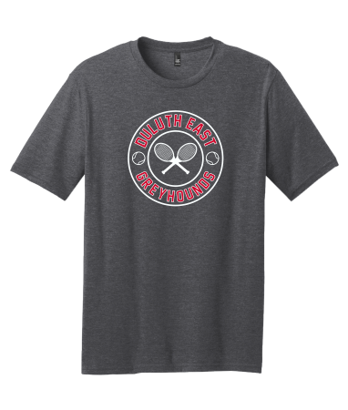 Duluth East Tennis - District ® Perfect Weight ® Tee with 2 color Duluth East Tennis logo