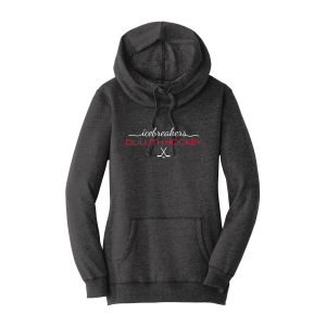 ICEBREAKERS - Ladies District Lightweight Fleece Hoodie DM493 with full color heat transfer logo