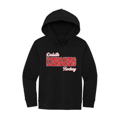 ICEBREAKERS - Youth District® V.I.T.™ Fleece Hoodie DT6100Y with full front logo