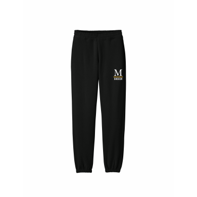Marshall Soccer - District® V.I.T.™ Heavyweight Fleece Sweatpant DT6162 with embroidered left leg logo