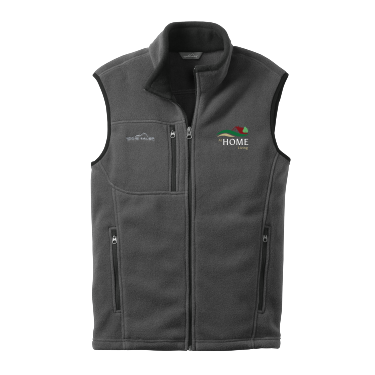 AHL At Home - Eddie Bauer® - Fleece Vest EB204 with AHL At Home left chest logo