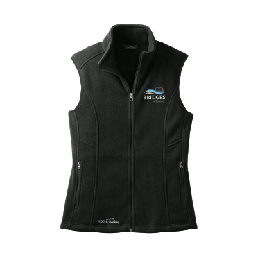 AHL Bridges - Eddie Bauer® Women's Fleece Vest EB205 with AHL Bridges left chest logo