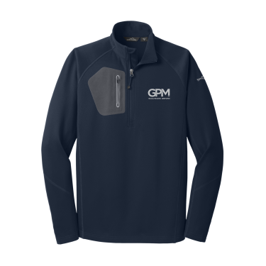 GPM - Eddie Bauer® 1/2-Zip Performance Fleece EB234 with grey GPM logo