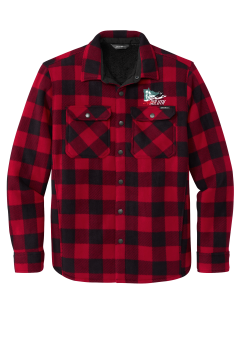 Team Duluth - Eddie Bauer® Woodland Shirt Jac EB228 with embroidered left chest logo