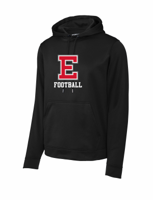 East Youth Football - Sport-Tek® Sport-Wick® Fleece Hooded Pullover F244 with full front logo