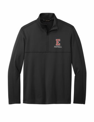 East Youth Football - Port Authority® Smooth Fleece 1/4-Zip F804 with embroidered left chest logo