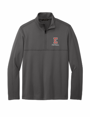 East Youth Football - Port Authority® Smooth Fleece 1/4-Zip F804 with embroidered left chest logo