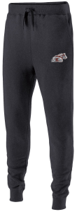 Duluth Lacrosse PLAYER TRAVEL PANTS - Adult Holloway 60/40 FLEECE JOGGER with embroidered wolf head on left leg and optional number