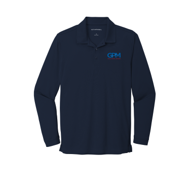 GPM - Port Authority ® Dry Zone ® UV Micro-Mesh Long Sleeve Polo K110LS with GPM left chest logo option