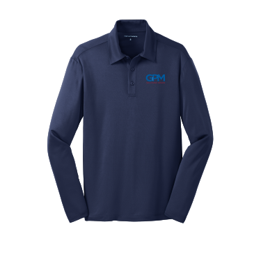 GPM - Port Authority® Silk Touch™ Performance Long Sleeve Polo K540LS with GPM left chest logo option