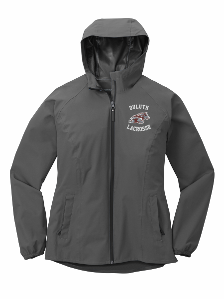 Wolfpack Girls H.S. Lacrosse - Women's Port Authority® Essential Rain Jacket L407 with Duluth Lacrosse logo