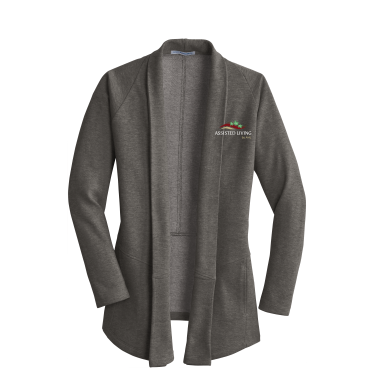 AHL Assisted Living - Port Authority® Women's Interlock Cardigan L807 with AHL Living left chest logo