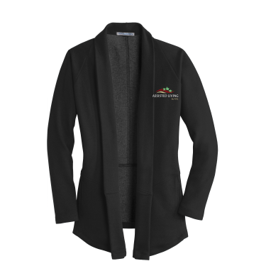 AHL Assisted Living - Port Authority® Women's Interlock Cardigan L807 with AHL Living left chest logo