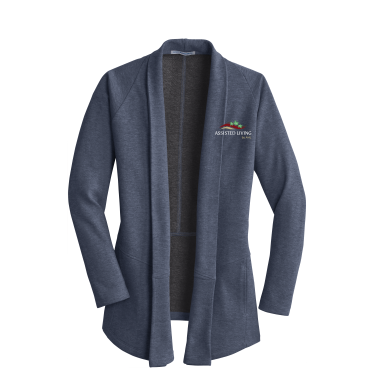 AHL Assisted Living - Port Authority® Women's Interlock Cardigan L807 with AHL Living left chest logo