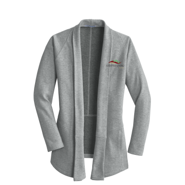 AHL Assisted Living - Port Authority® Women's Interlock Cardigan L807 with AHL Living left chest logo