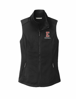 East Youth Football - Women's Port Authority® Collective Smooth Fleece Vest L906 with embroidered left chest logo