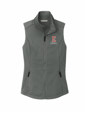 East Youth Football - Women's Port Authority® Collective Smooth Fleece Vest L906 with embroidered left chest logo