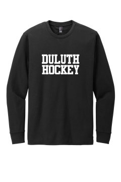 Northern Stars - District DT109 Perfect Blend® CVC Long Sleeve Tee with DULUTH HOCKEY logo