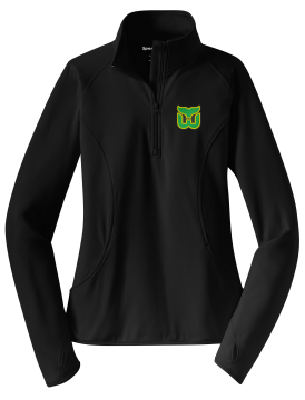 Woodland Hockey - Sport-Tek® LST850 Ladies Sport-Wick® Stretch 1/4-Zip Pullover with embroidered Woodland on the left chest