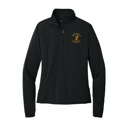 Denfeld Dance Team - Ladies Sport-TekLST850 Sport-Wick® Stretch 1/4-Zip Pullover with embroidered left chest logo