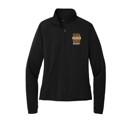 Denfeld Hockey - Ladies Sport-TekLST850 Sport-Wick® Stretch 1/4-Zip Pullover with embroidered Denfeld Hockey logo