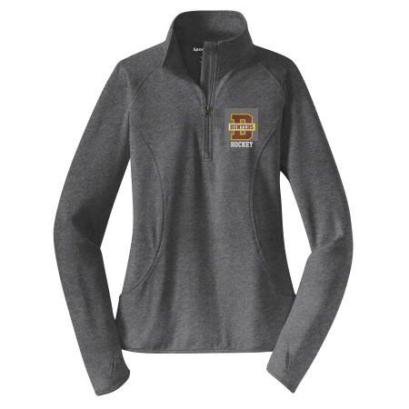 Denfeld Hockey - Ladies Sport-TekLST850 Sport-Wick® Stretch 1/4-Zip Pullover with embroidered Denfeld Hockey logo