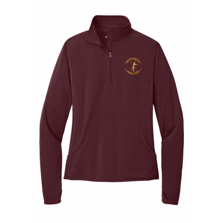 Denfeld Dance Team - Ladies Sport-TekLST850 Sport-Wick® Stretch 1/4-Zip Pullover with embroidered left chest logo