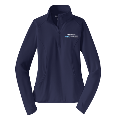 AHL Brainerd House - Sport-Tek® Women's Sport-Wick® Stretch 1/4-Zip Pullover LST850 with AHL Brainerd House left chest logo