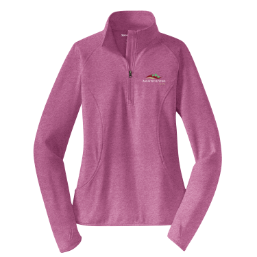 AHL Assisted Living - Sport-Tek® Women's Sport-Wick® Stretch 1/4-Zip Pullover LST850 with AHL Assisted Living left chest logo