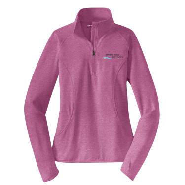 AHL Brainerd House - Sport-Tek® Women's Sport-Wick® Stretch 1/4-Zip Pullover LST850 with AHL Brainerd House left chest logo