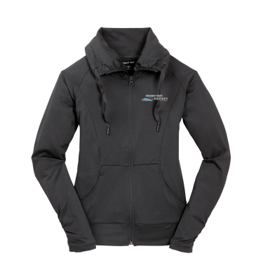 AHL Brainerd House - Sport-Tek® Women's Sport-Wick® Stretch Full-Zip Jacket LST852 with AHL Brainerd House left chest logo