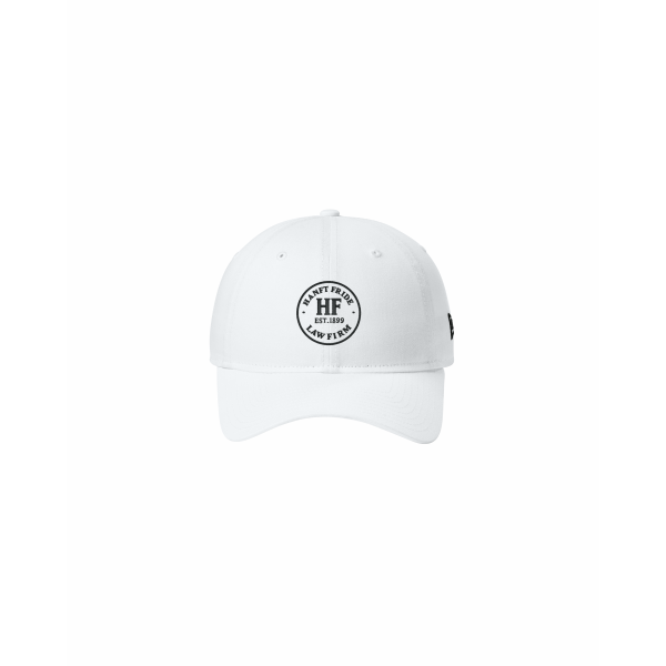 Hanft Law - New Era® Adjustable Unstructured Cap NE201 with circle logo in the center